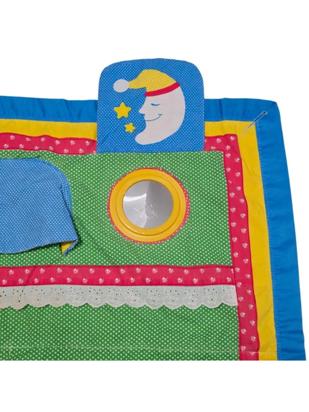 VTG Playskool Interactive Baby Play Mat Tummy Time Activity Patchwork Quilt